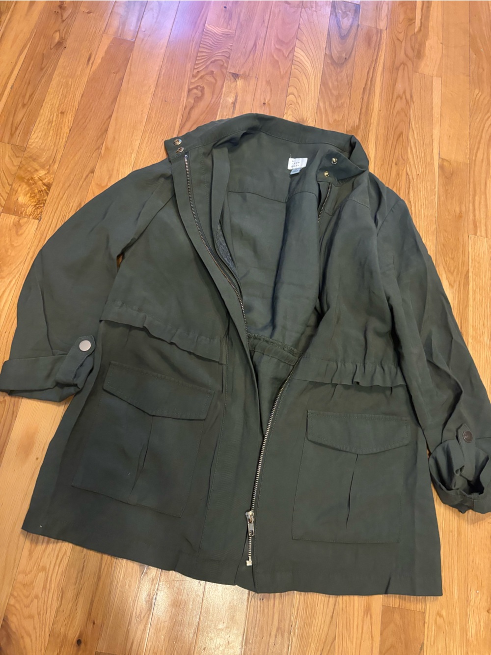 a new day Olive Utility Cargo Jacket